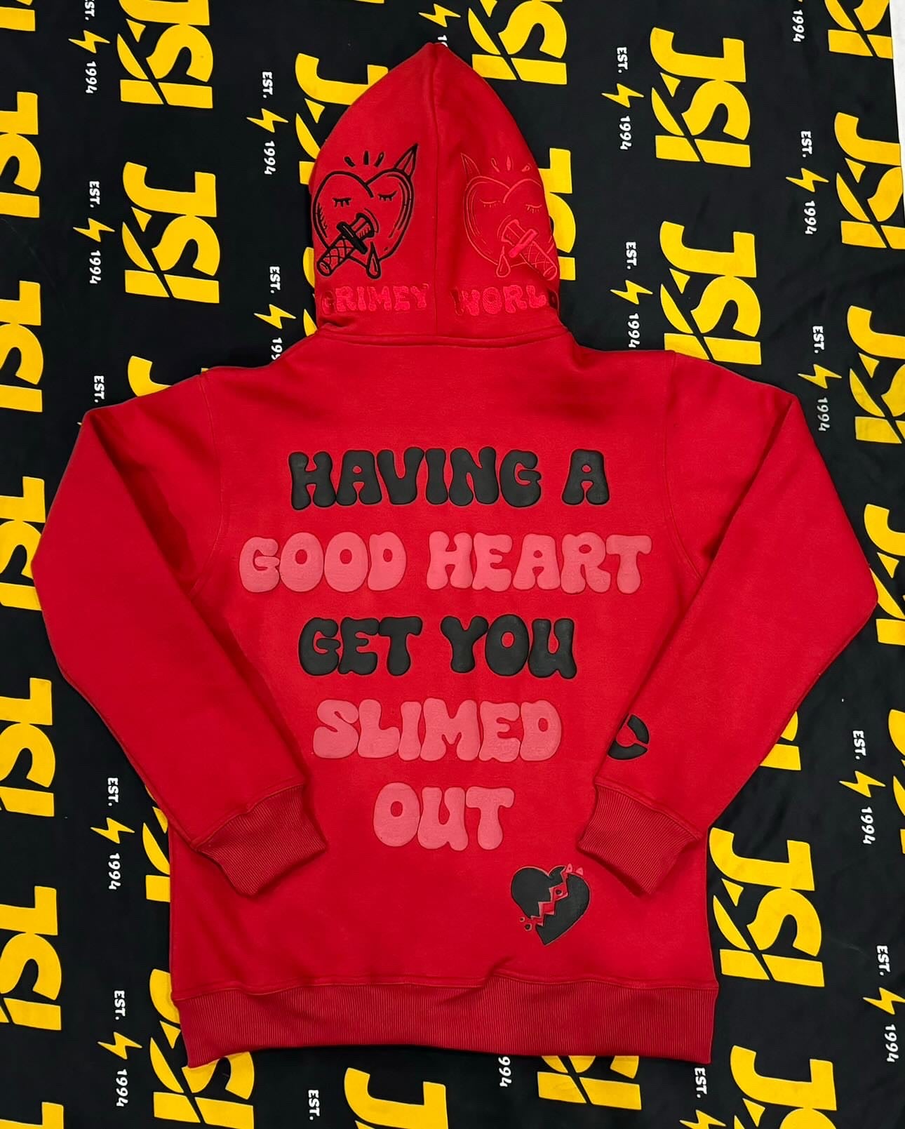 “Grimey World” Fullzip Up Hoodie