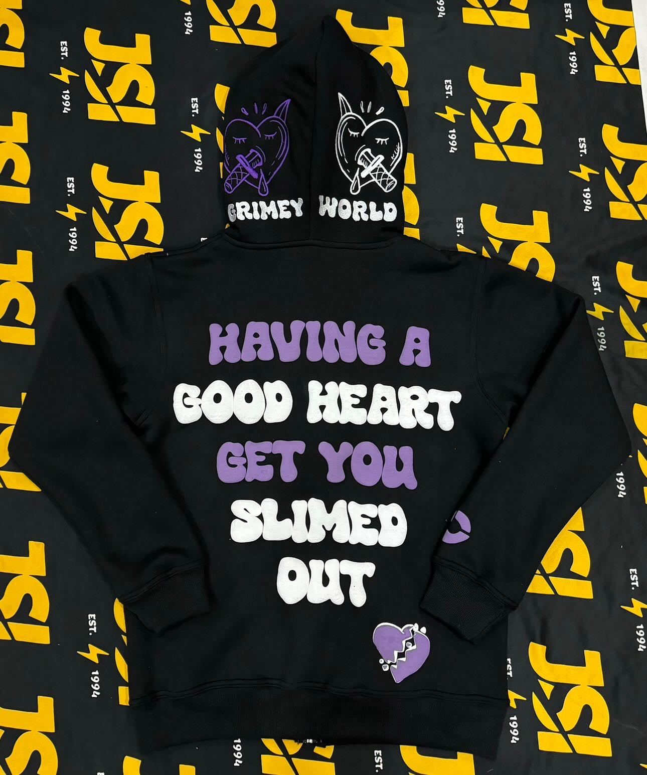 “Grimey World” Fullzip Up Hoodie